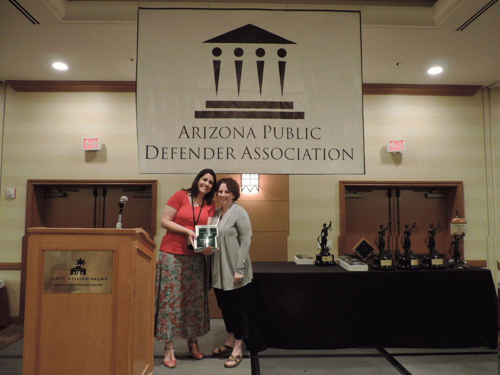Outstanding Performance/Contribution (Urban) - Attorney Suzanne Nicholls, Maricopa County Public Advocate